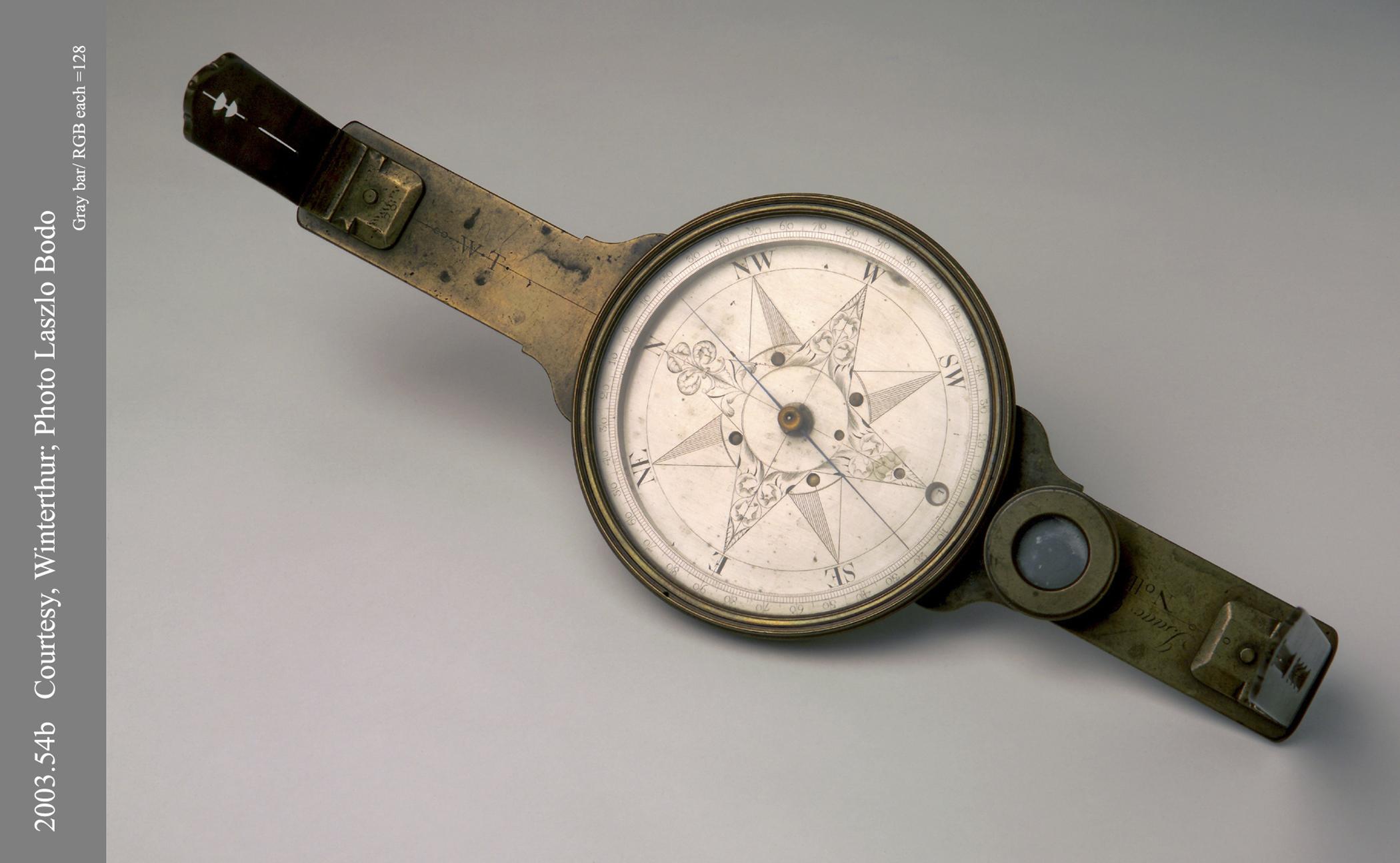 2003.0054 Surveying compass (view 2)