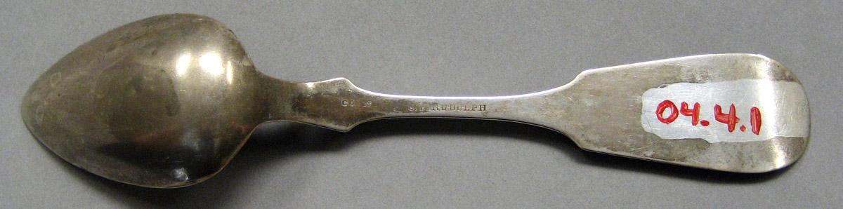 2004.0004.001 Silver Spoon underside