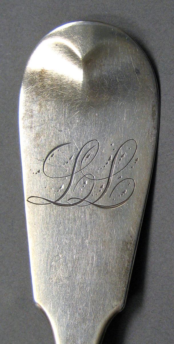 2004.0004.002 Silver Spoon engraving