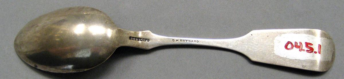 2004.0005.001 Silver Spoon underside