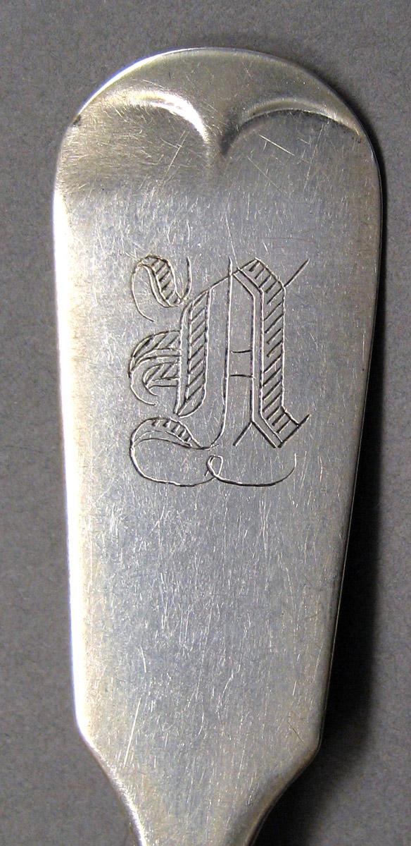 2004.0005.001 Silver Spoon engraving