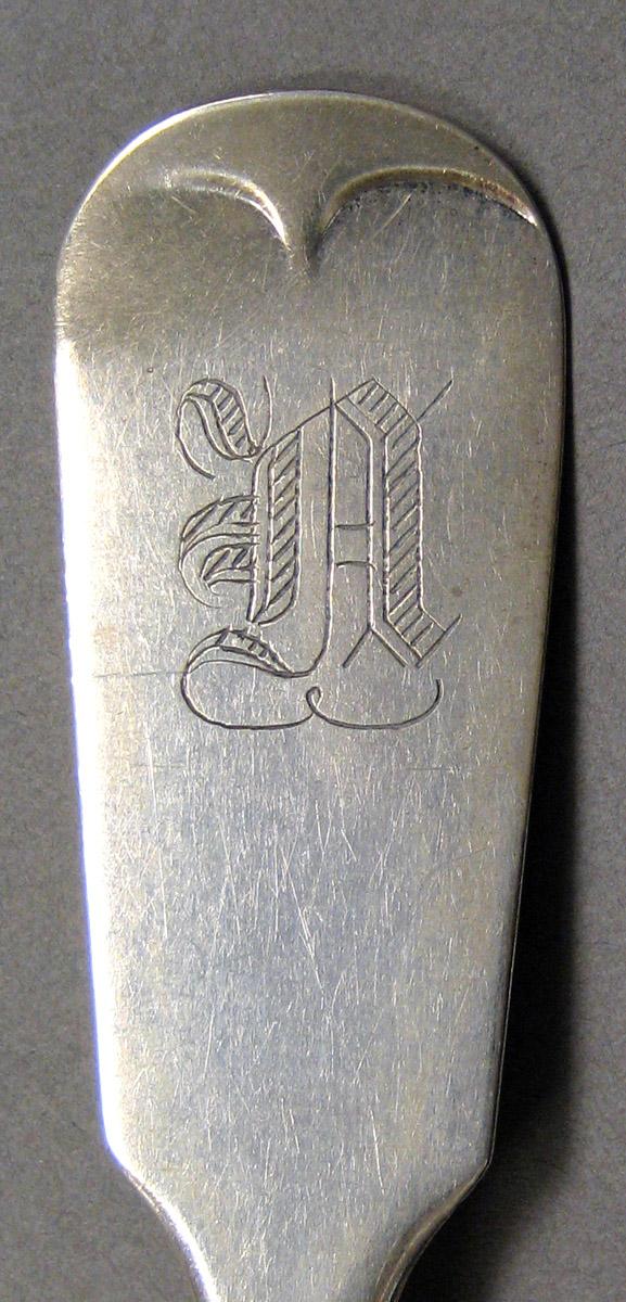 2004.0005.002 Silver Spoon engraving