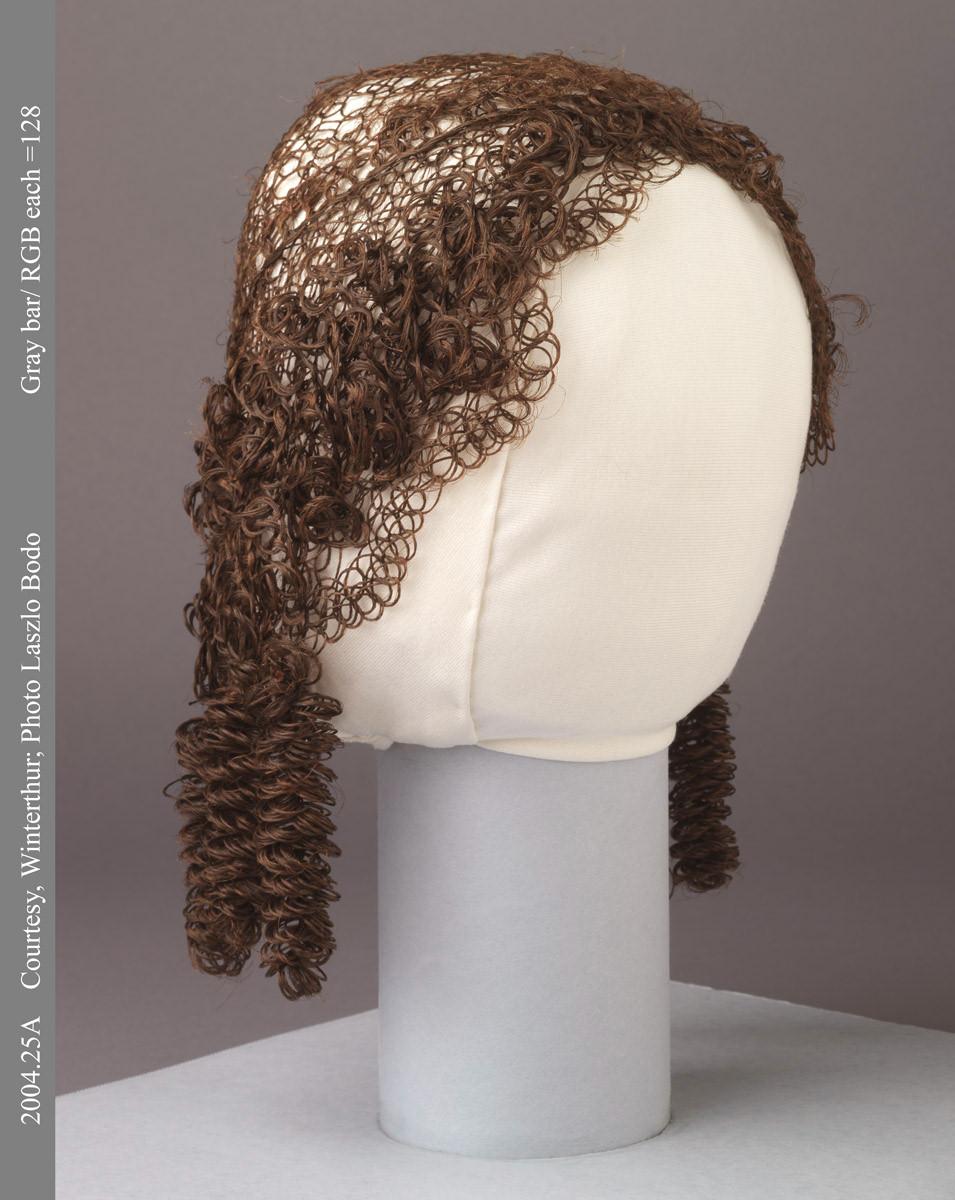 2004.0025 False hair cap (view 1)