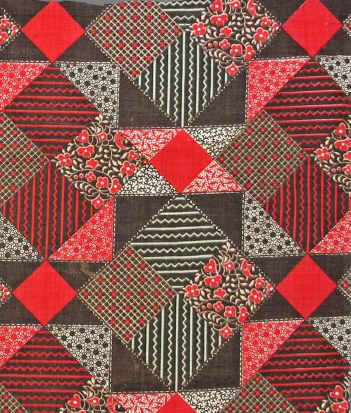 2004.0027 Textile, printed repeat