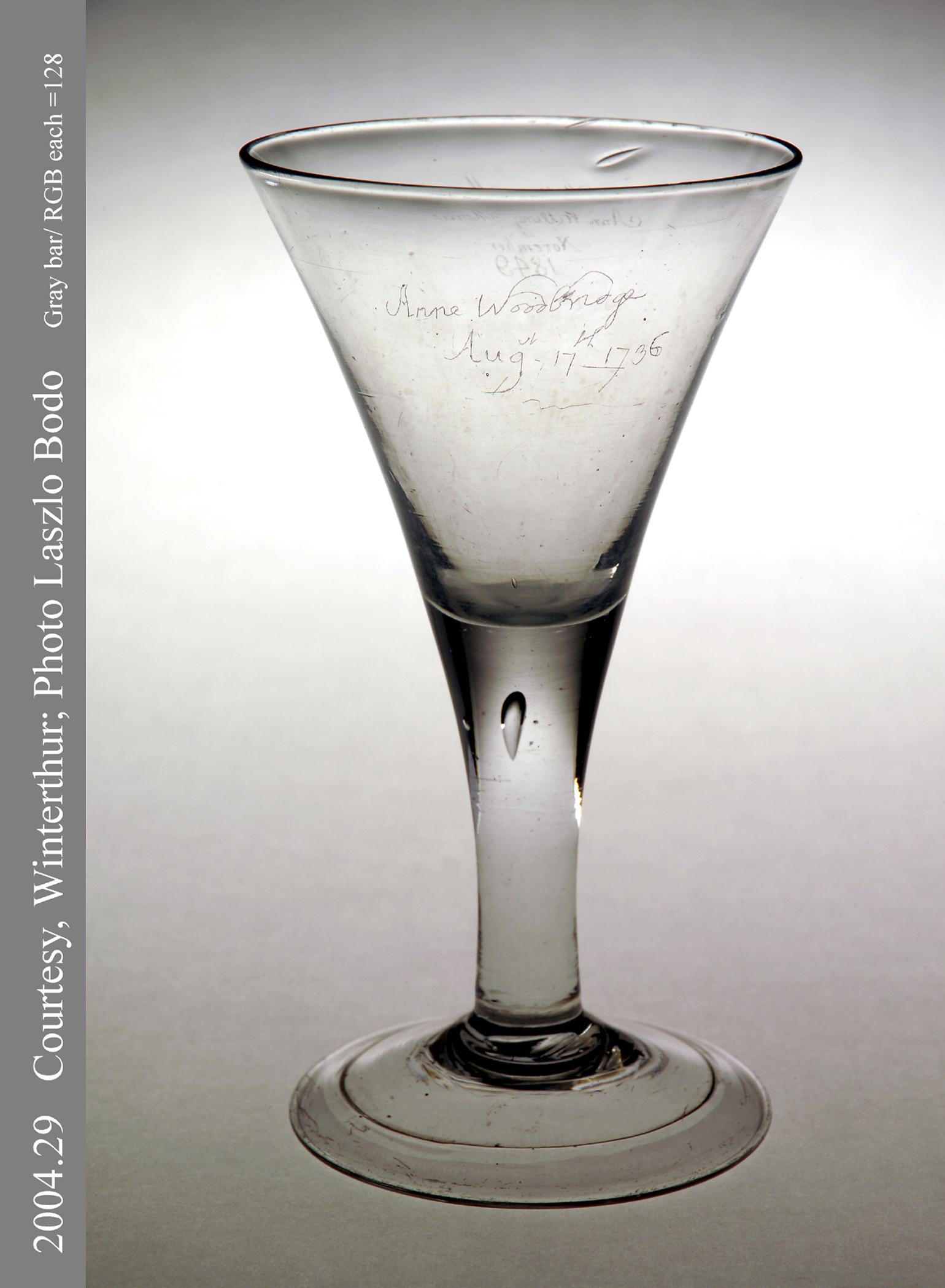 2004.0029 Glass, Goblet