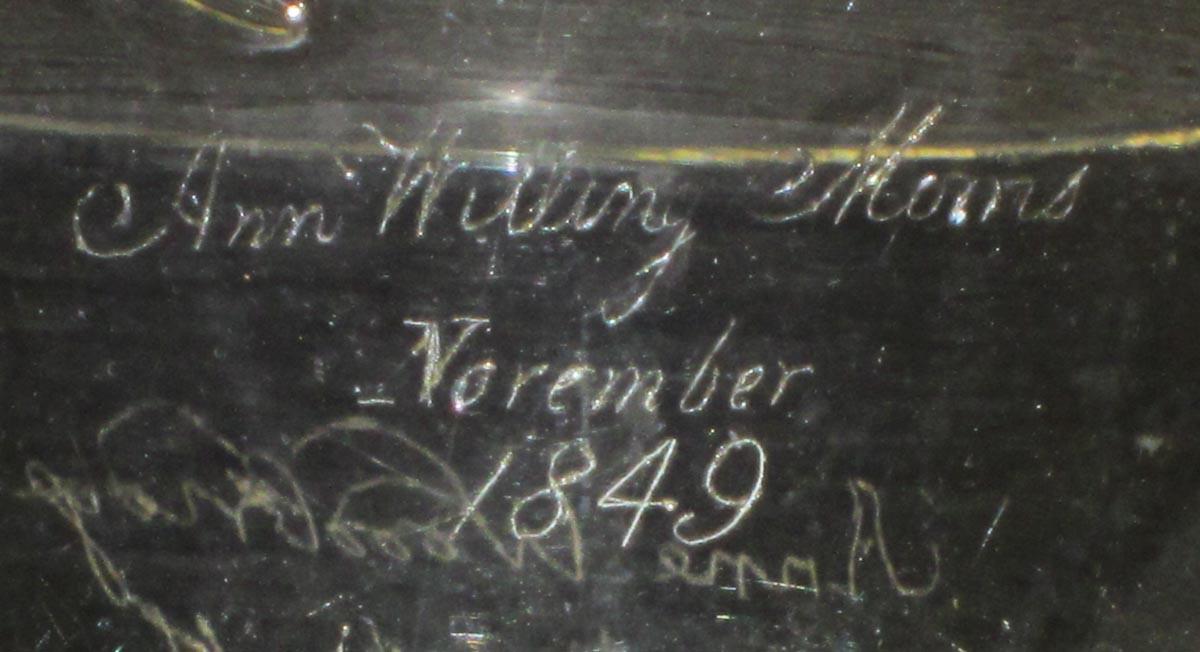 2004.0029 1849 inscription detail