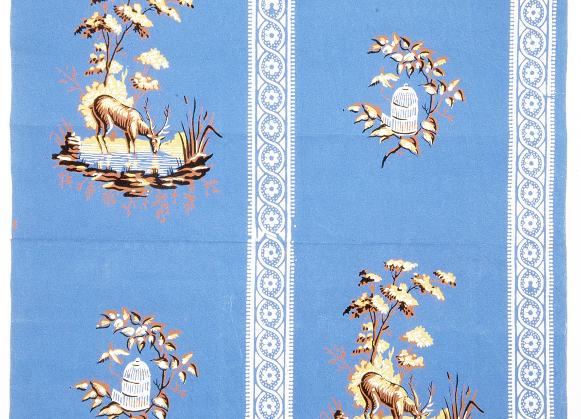2004.0046.002 Wall Covering, Wallpaper Fragments