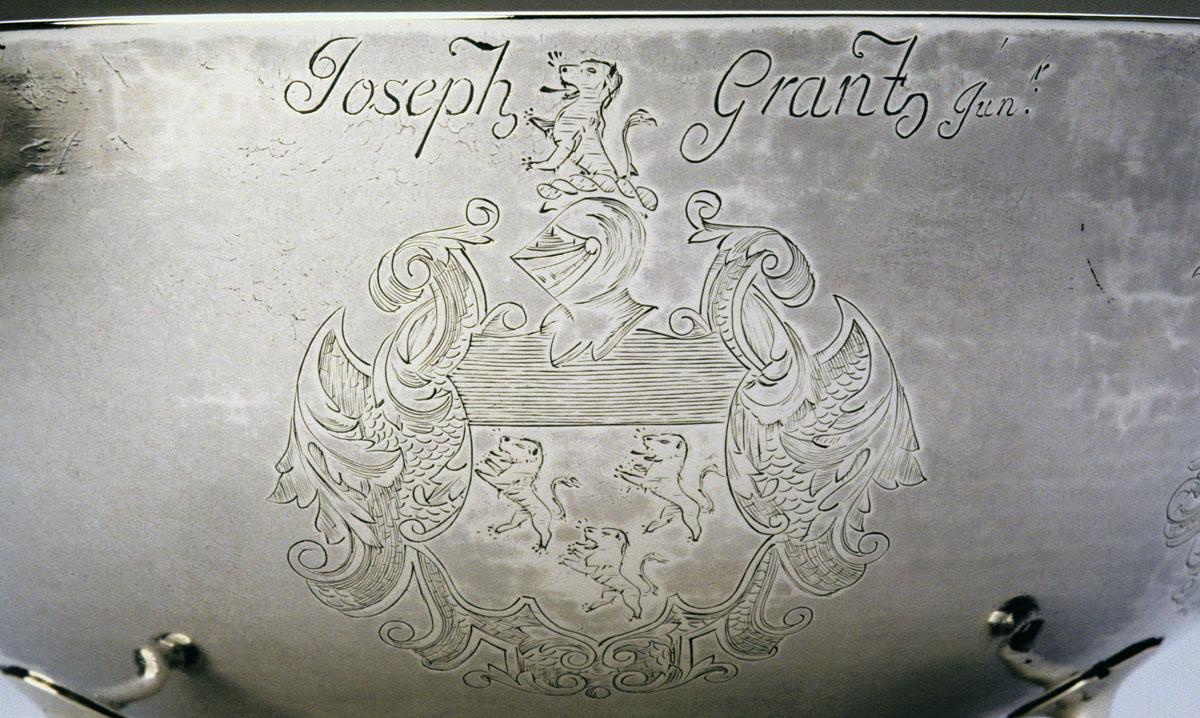 2004.0052 Bowl, Punch Bowl, detail 2