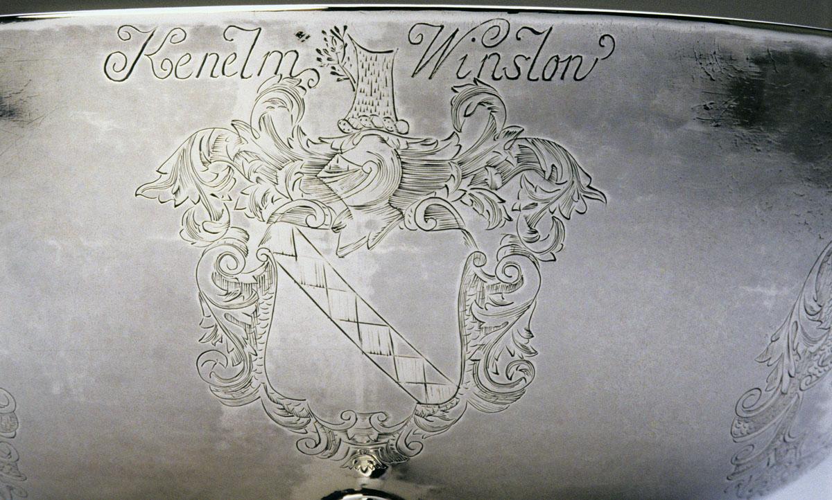2004.0052 Bowl, Punch Bowl, detail 3