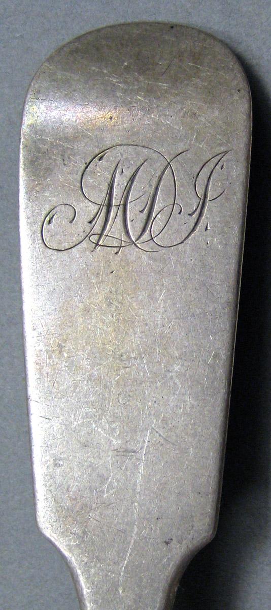 2004.0066.018 Silver Spoon engraving