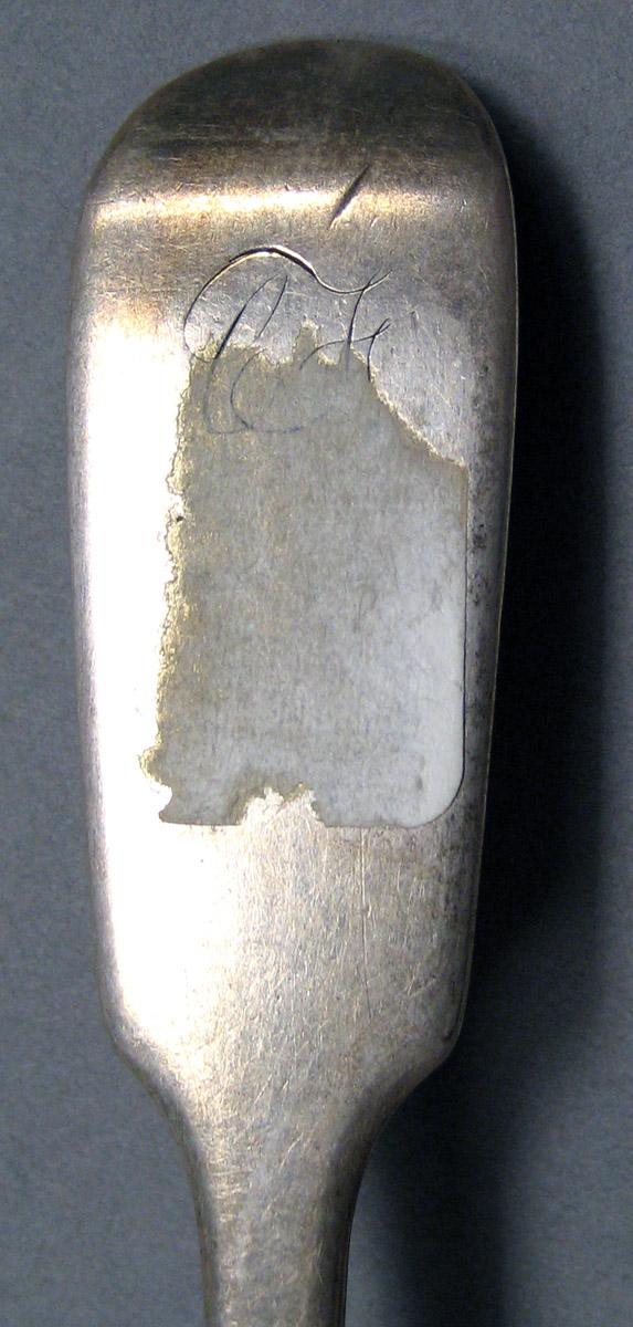 2004.0066.022 Silver Spoon engraving