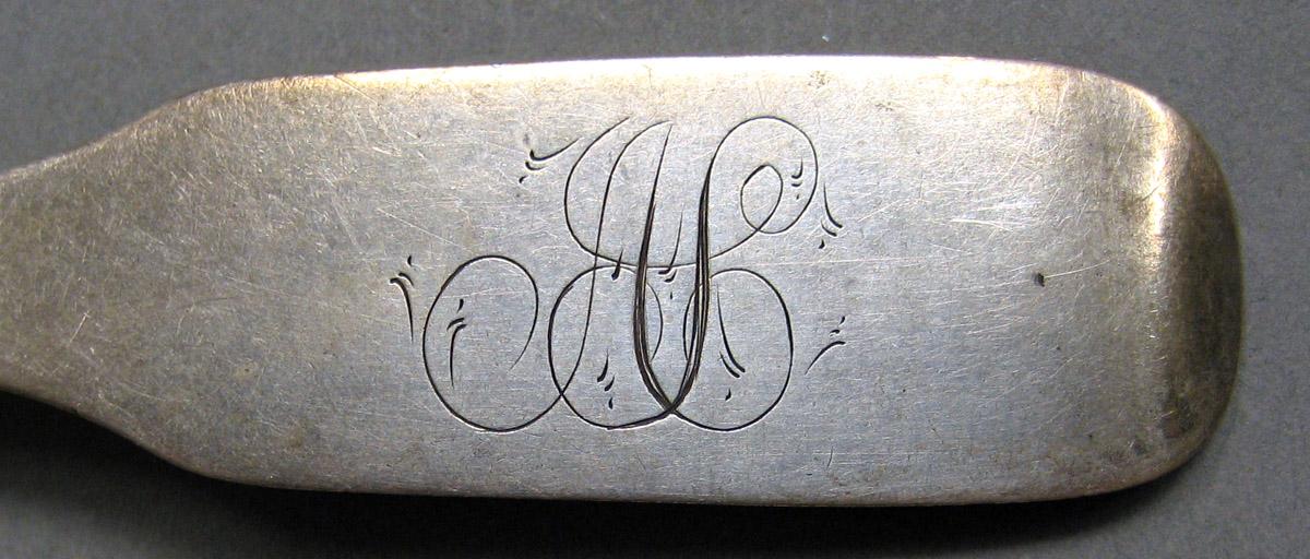 2004.0066.023 Silver Spoon engraving