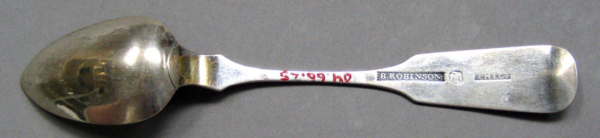 2004.0066.025 Silver Spoon underside