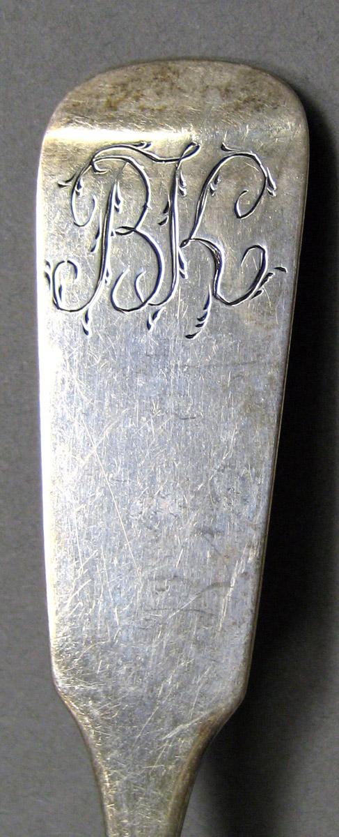 2004.0066.025 Silver Spoon engraving