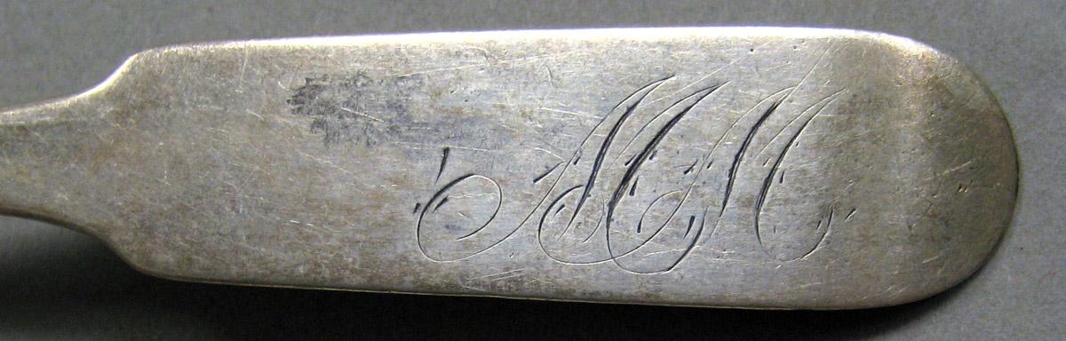 2004.0066.027 Silver Spoon engraving