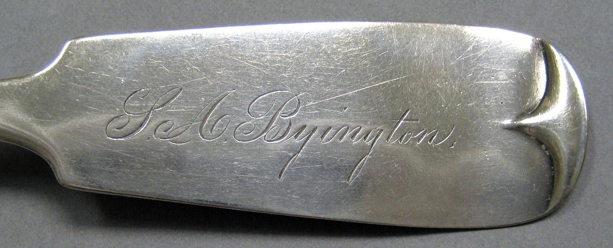 2004.0066.050 Silver Spoon engraving