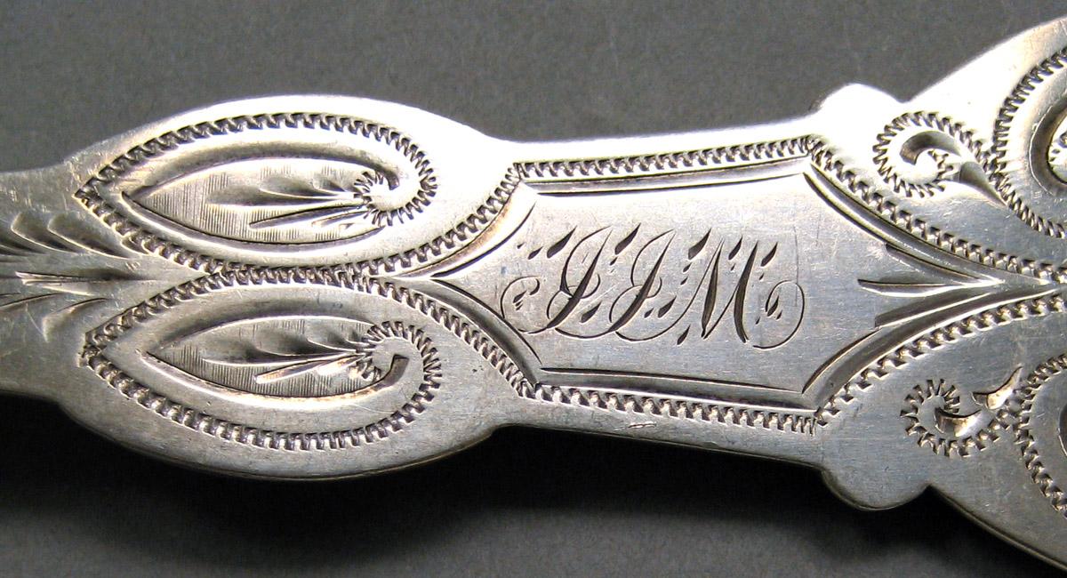2004.0066.053 Silver Spoon engraving