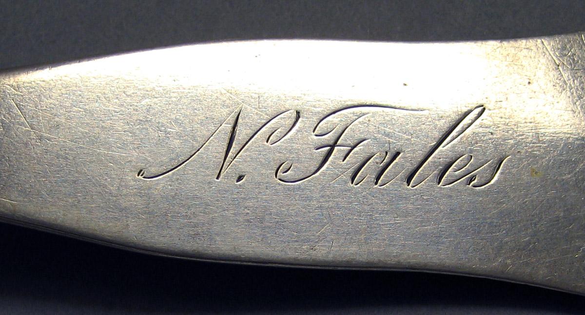 2004.0066.056 Silver Spoon engraving