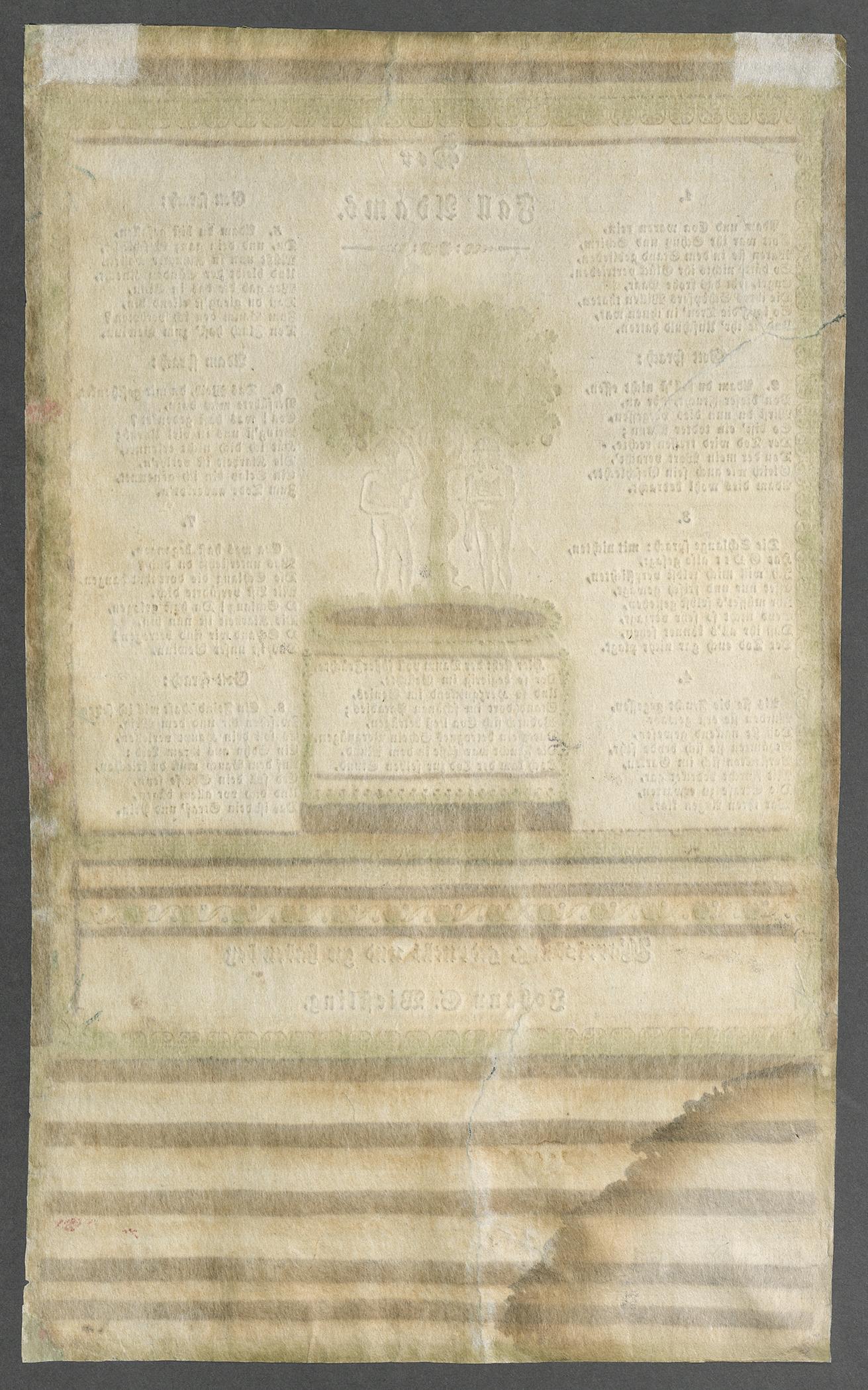 2004.0068.003 Fraktur, view 2, reverse