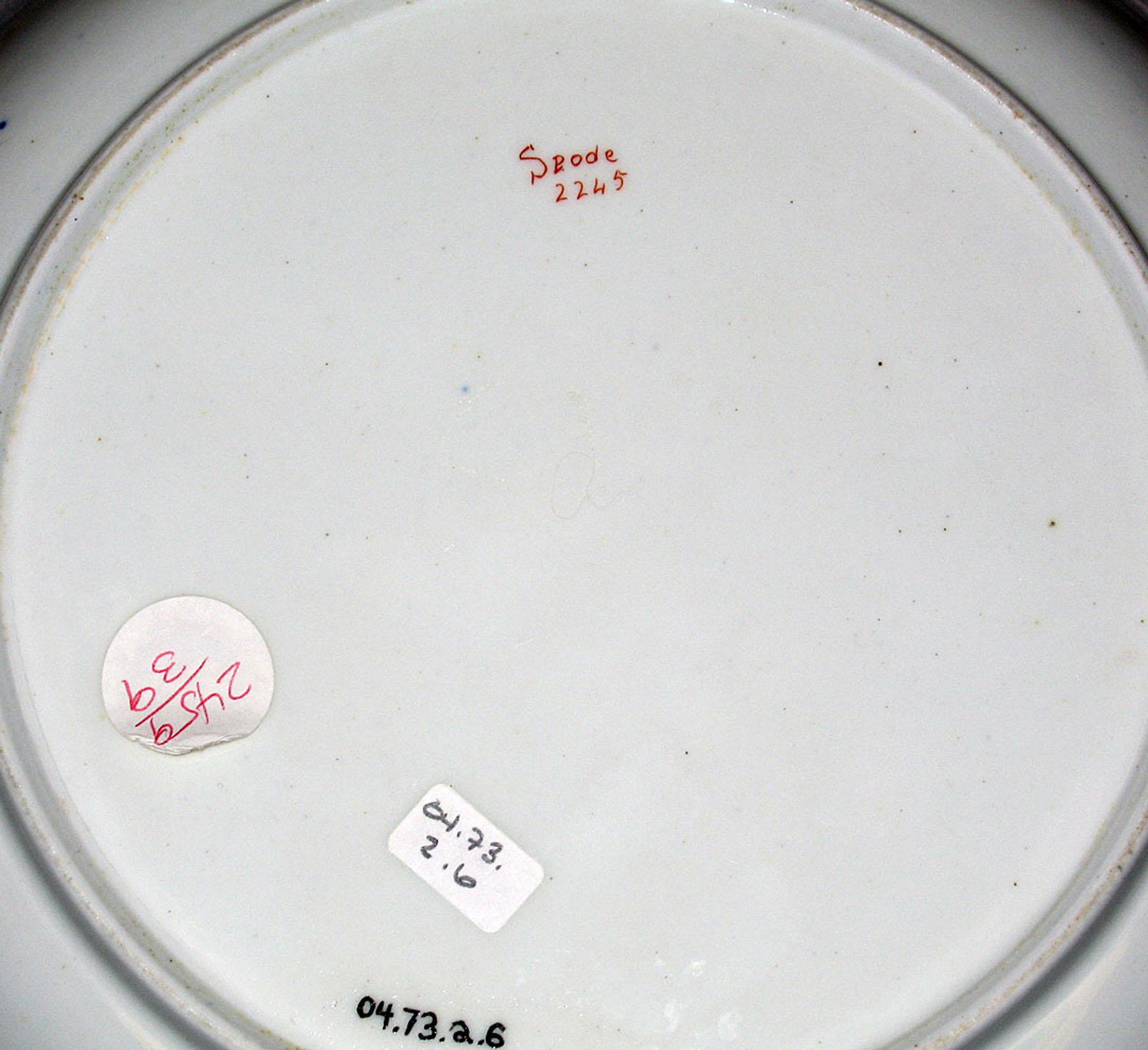 2004.0073.002.006 Spode bone-china dish (mark)