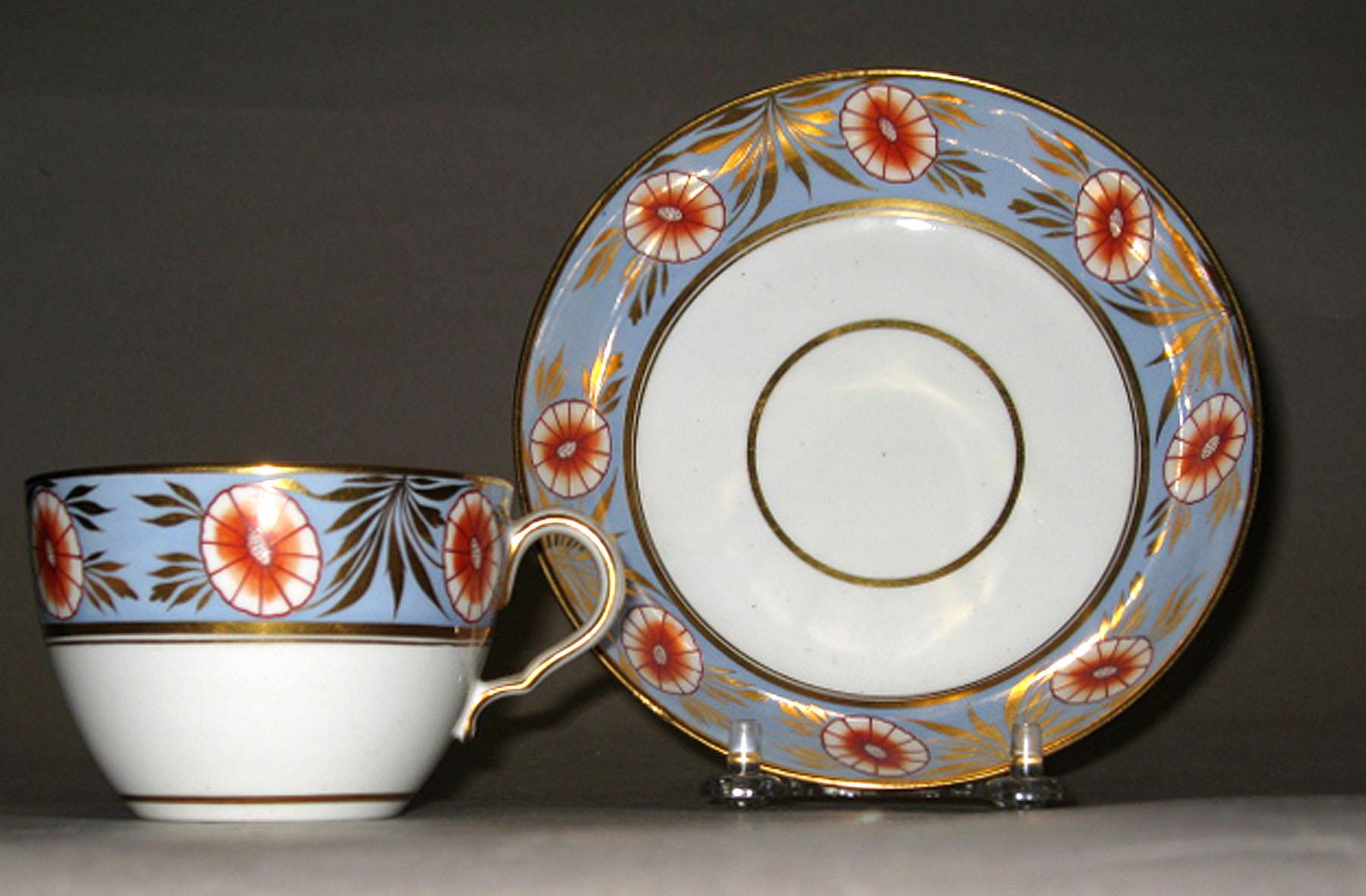 2004.0073.002.008 A, B Spode bone-china teacup and saucer