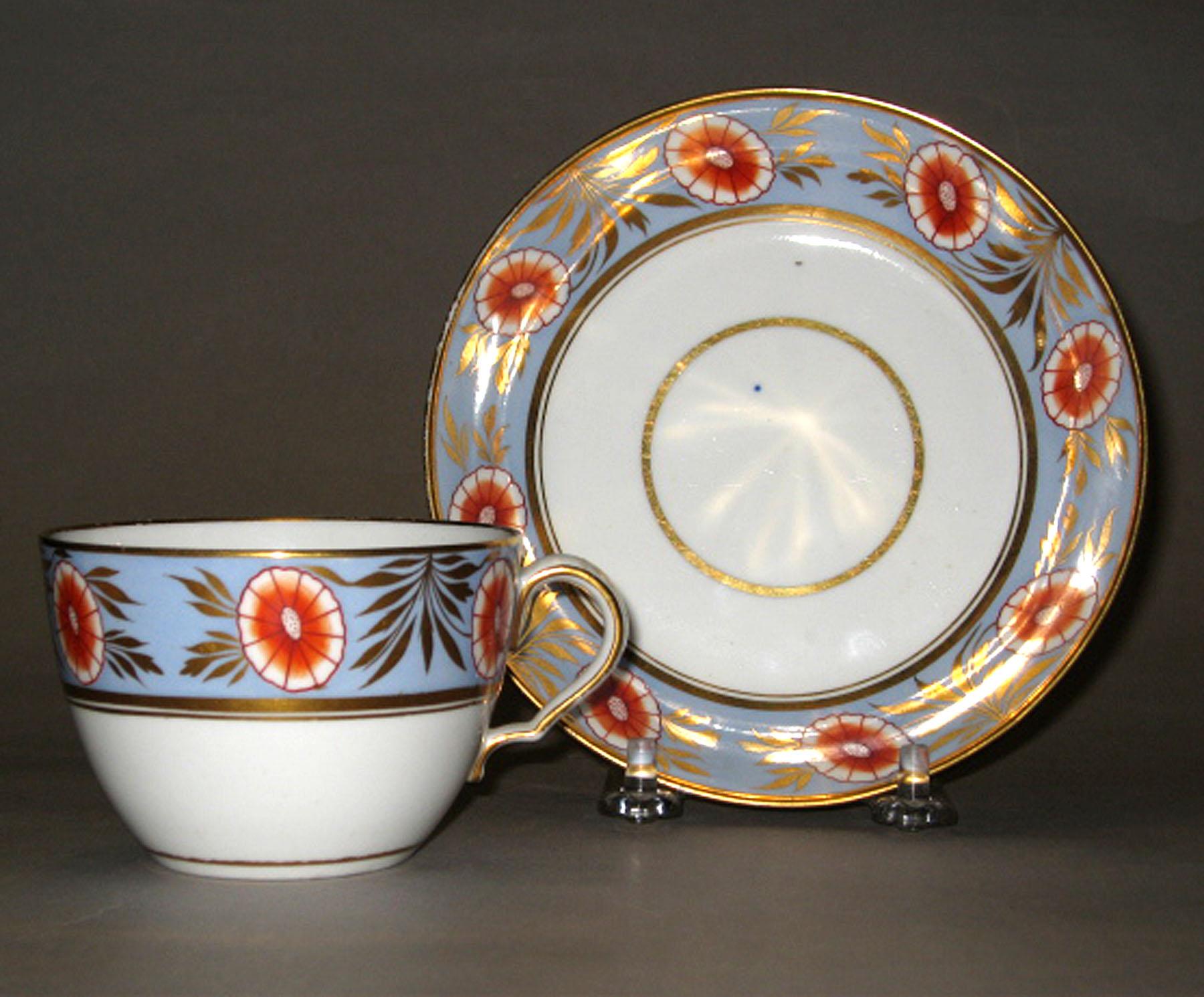 2004.0073.002.010 A, B Spode bone-china teacup and saucer