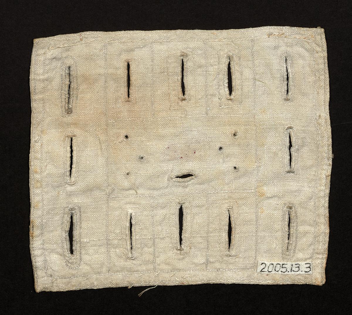 2005.0013.003 Sampler, Verso