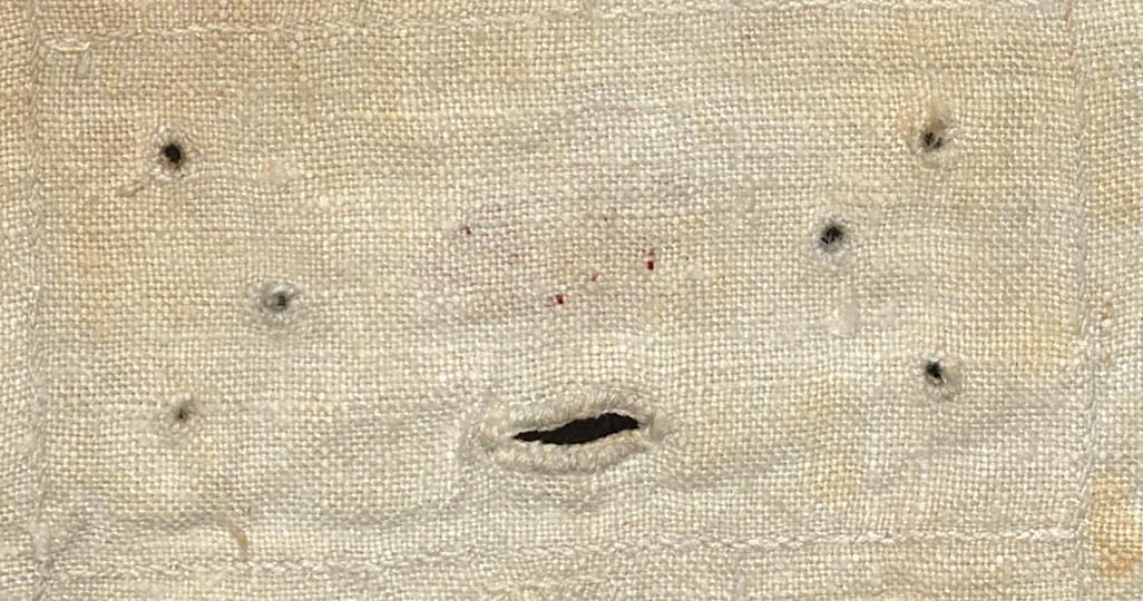 2005.0013.003 Sampler, Verso Detail