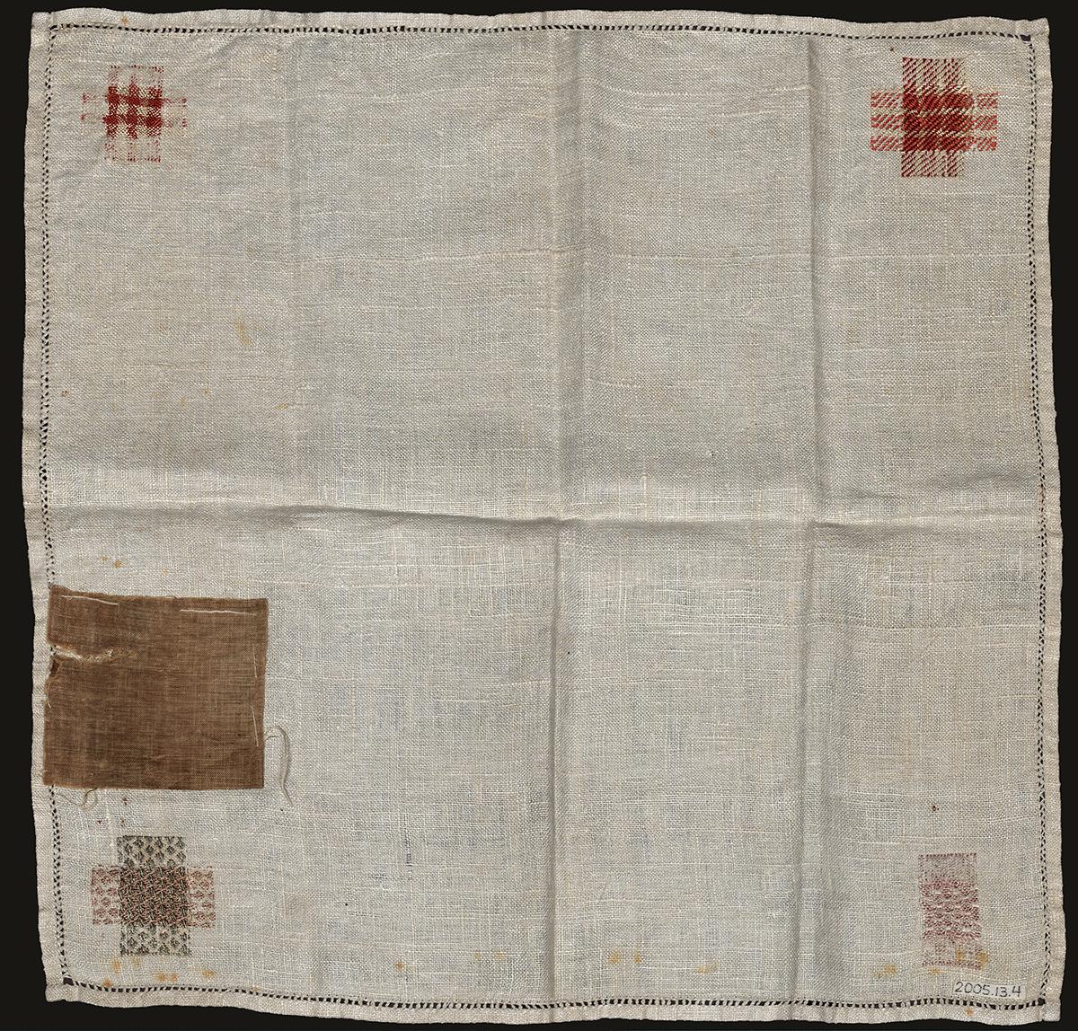 2005.0013.004 Sampler, Verso