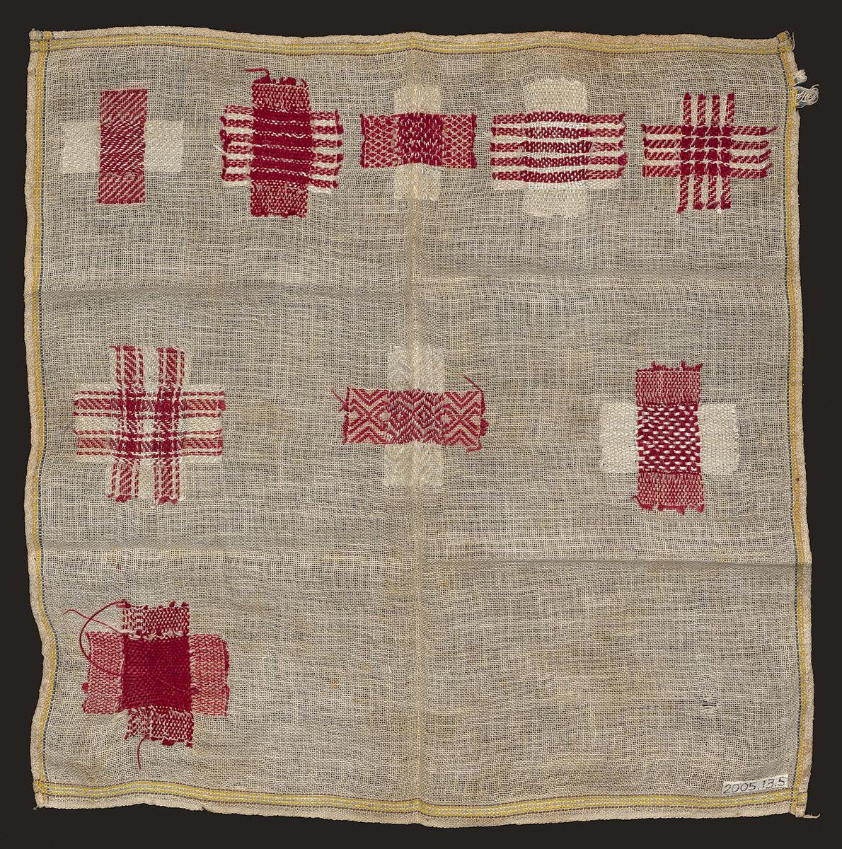 2005.0013.005 Sampler, Verso