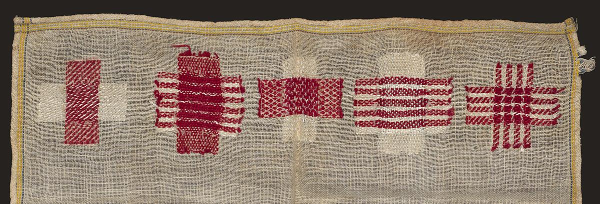 2005.0013.005 Sampler, Verso Detail