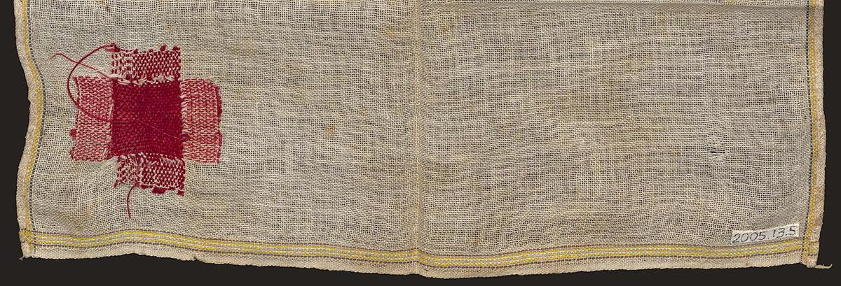 2005.0013.005 Sampler, Verso Detail 3