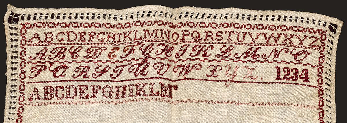 2005.0013.006 Sampler, Detail