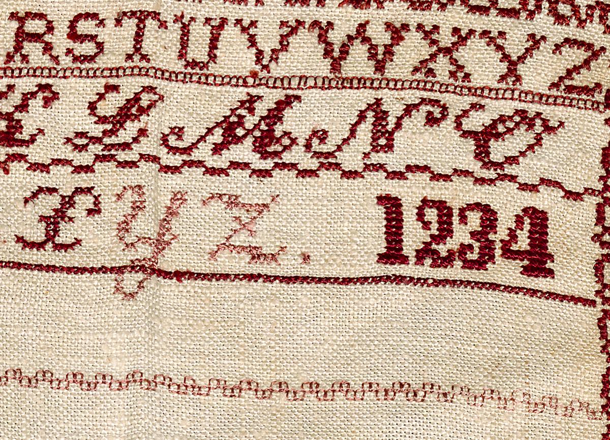 2005.0013.006 Sampler, Detail 3