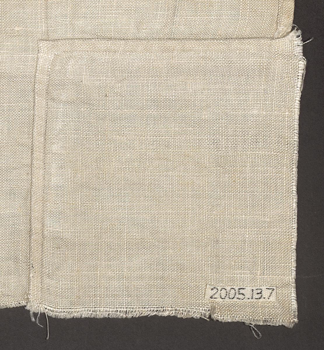 2005.0013.007 Sampler, Verso Detail 8