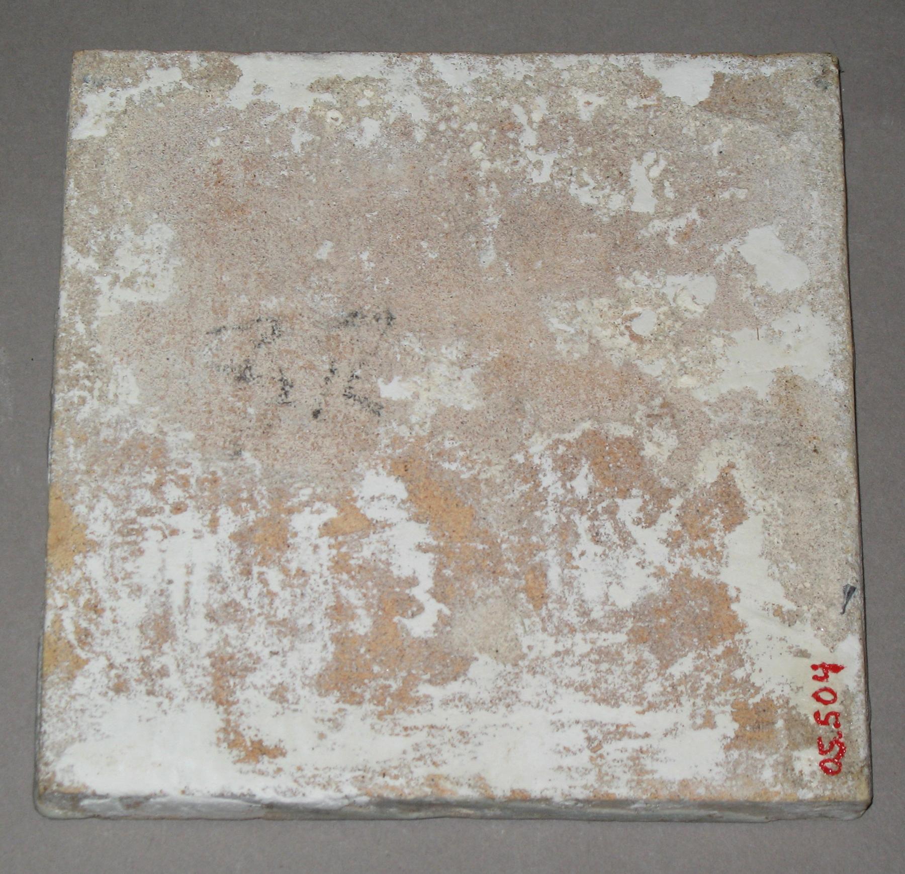 2005.0504 Delft tile (back)