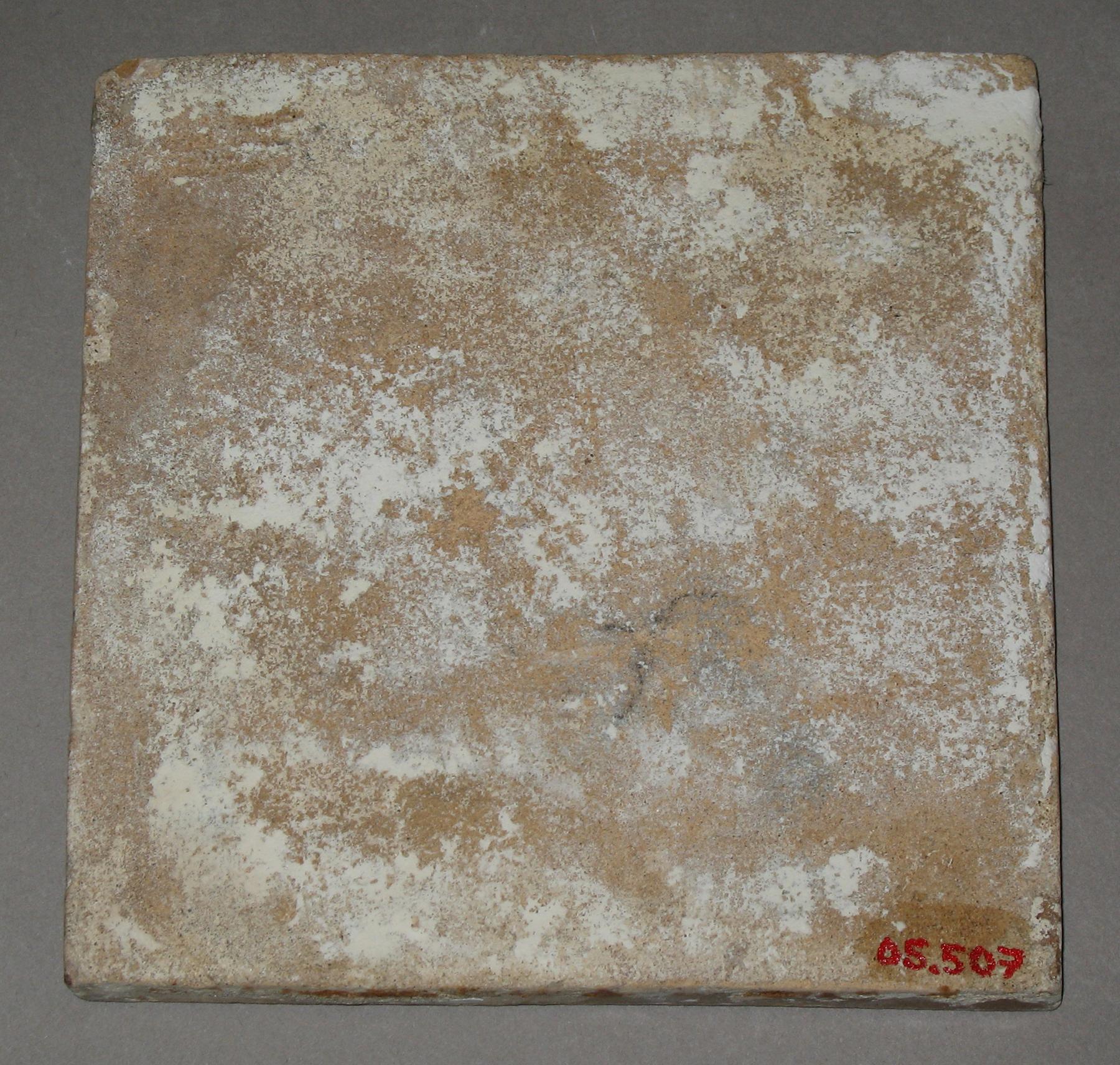 2005.0507 Delft tile (back)