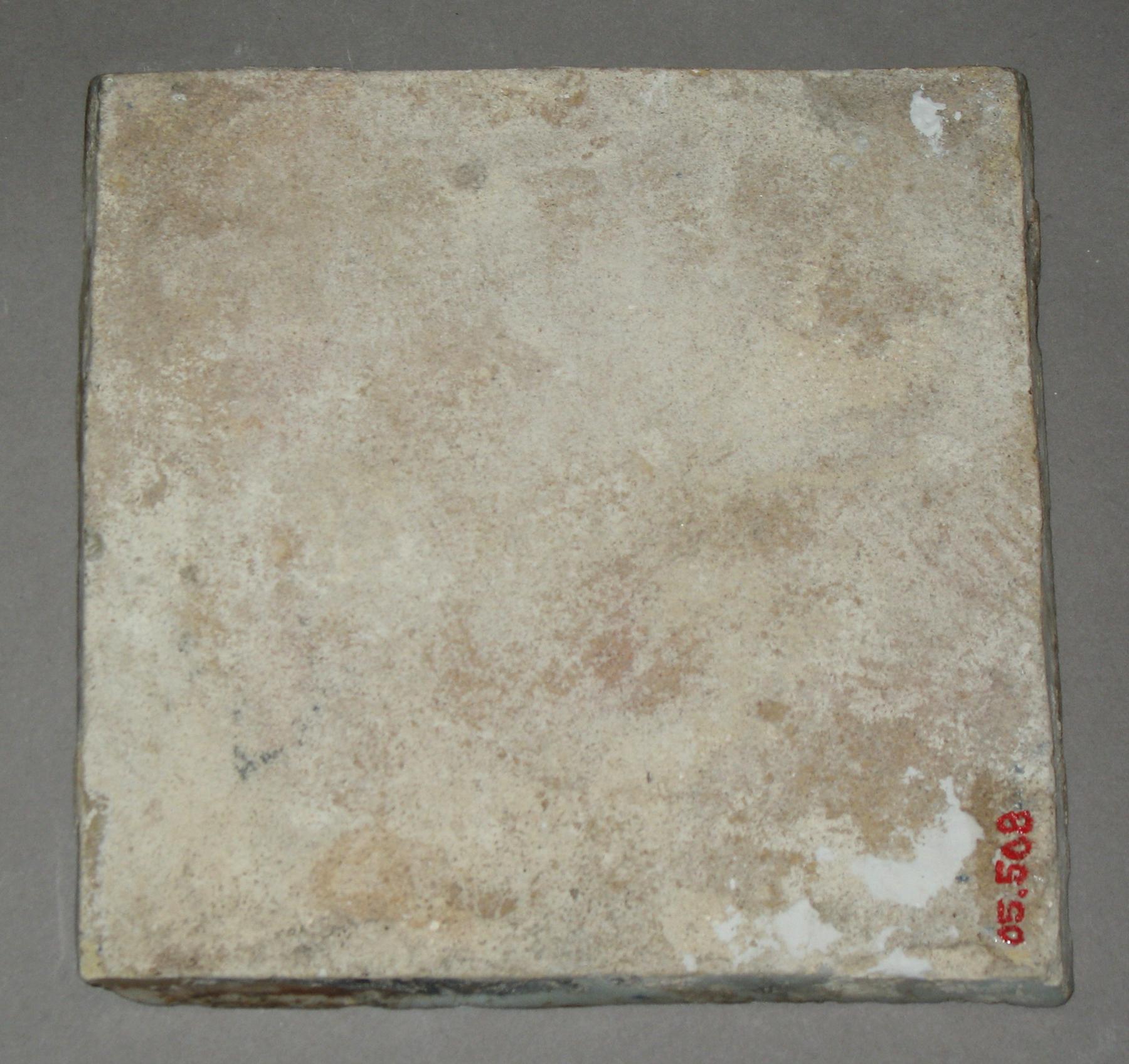 2005.0508 Delft tile (back)
