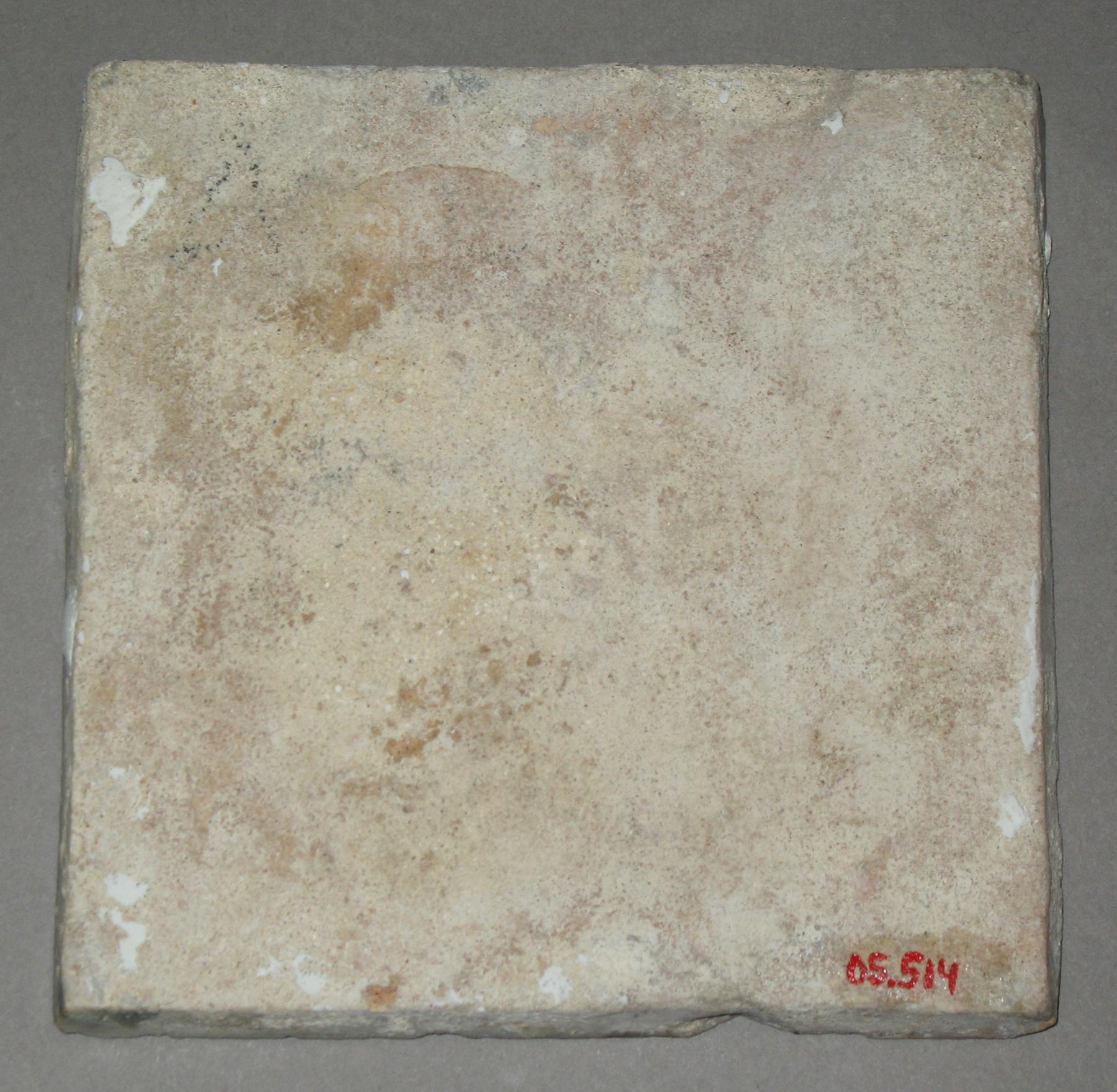 2005.0514 Delft tile (back)