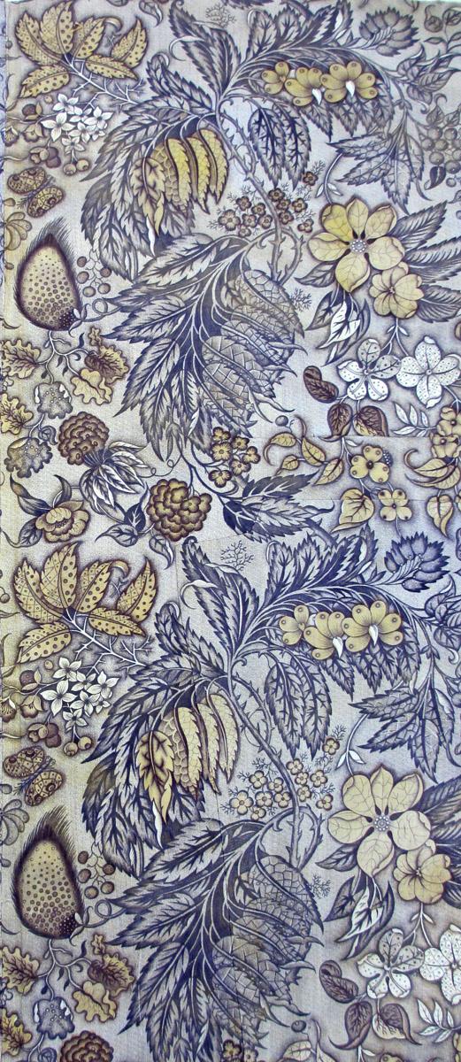 T261 textile, printed design repeat