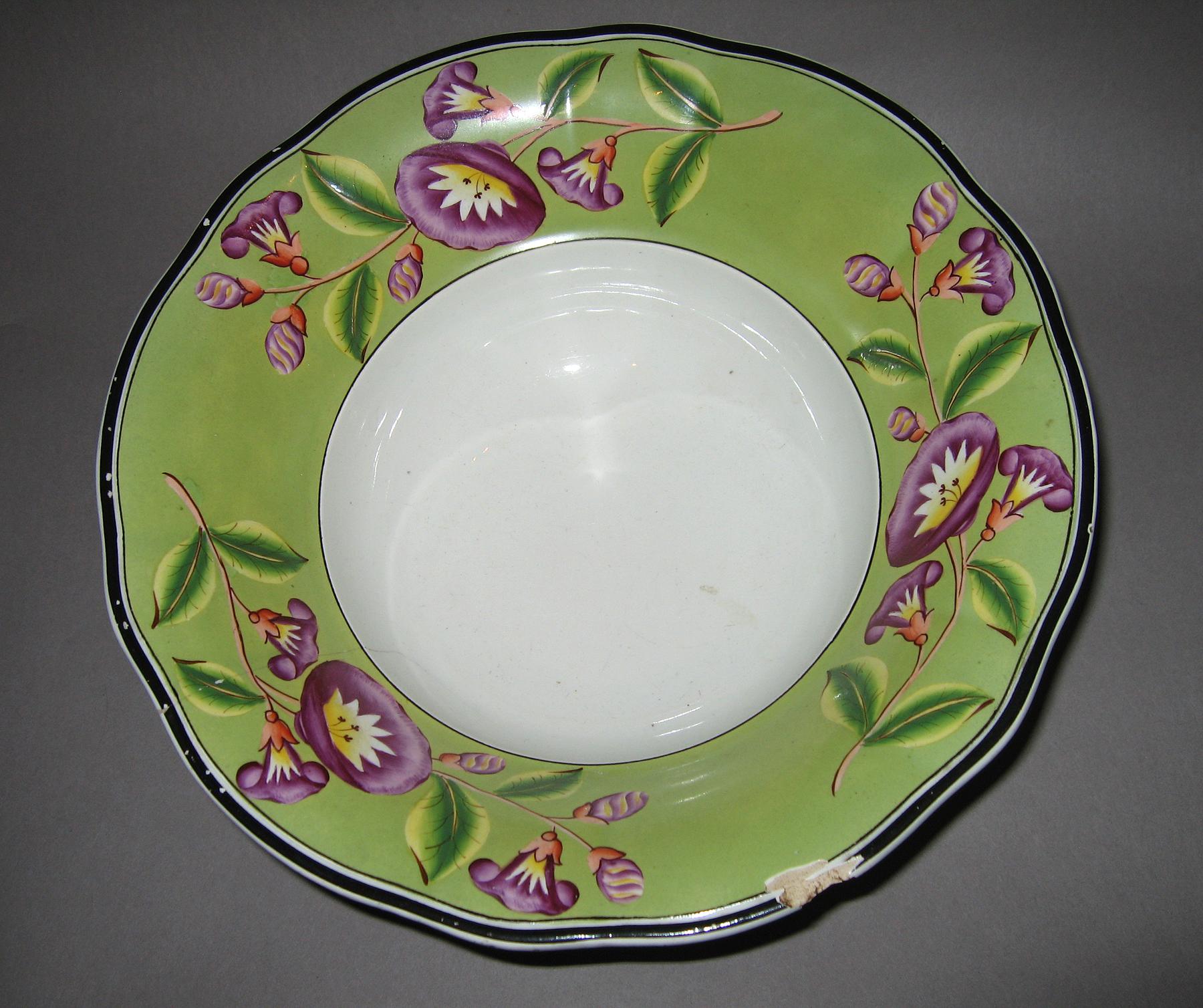 1958.1172 Wedgwood Moring Glory Basin
