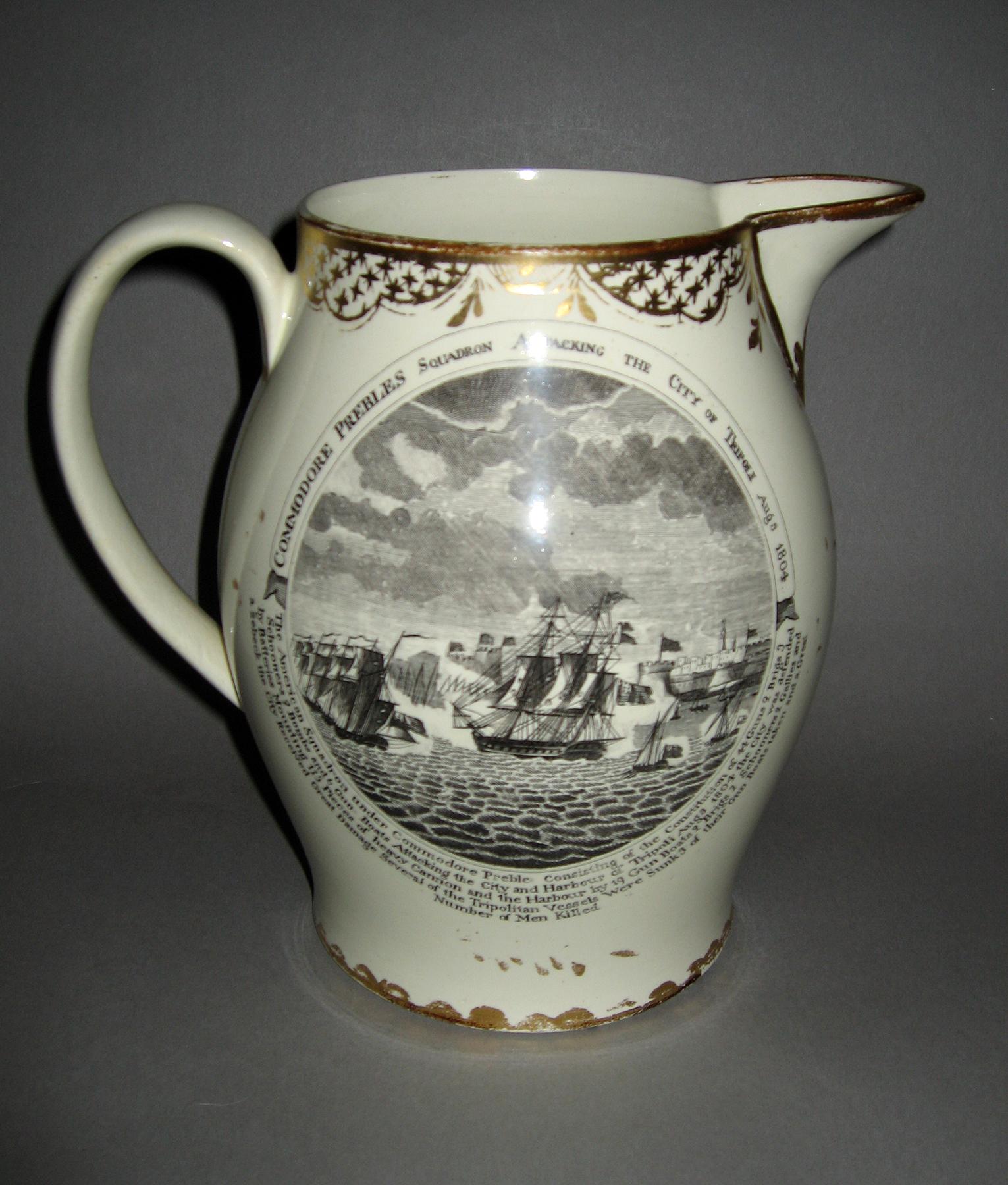 1958.1190 Commodore Preble jug (view 2)