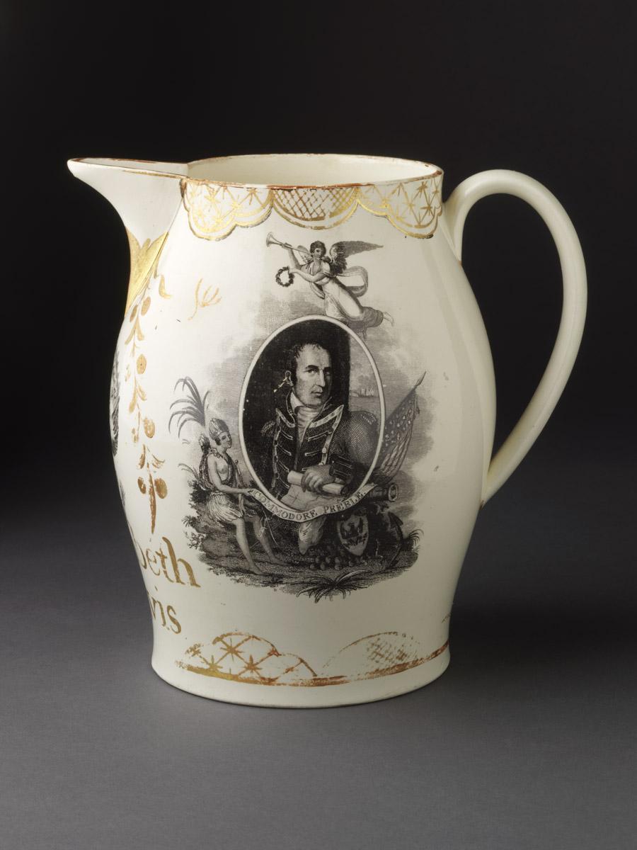 1958.1191 Commodore Preble jug (view 3)