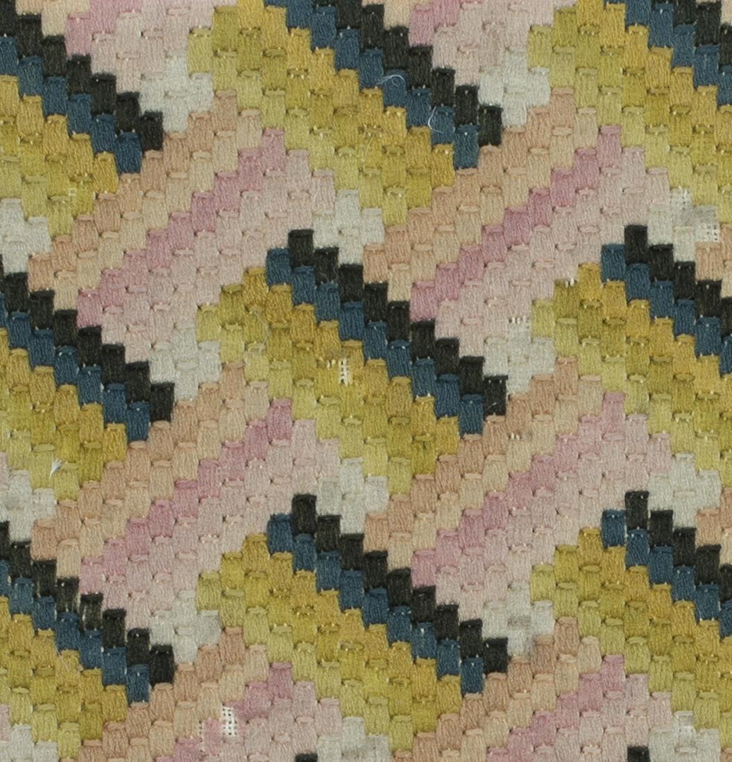 1997.0012 Needlework Picture, Detail