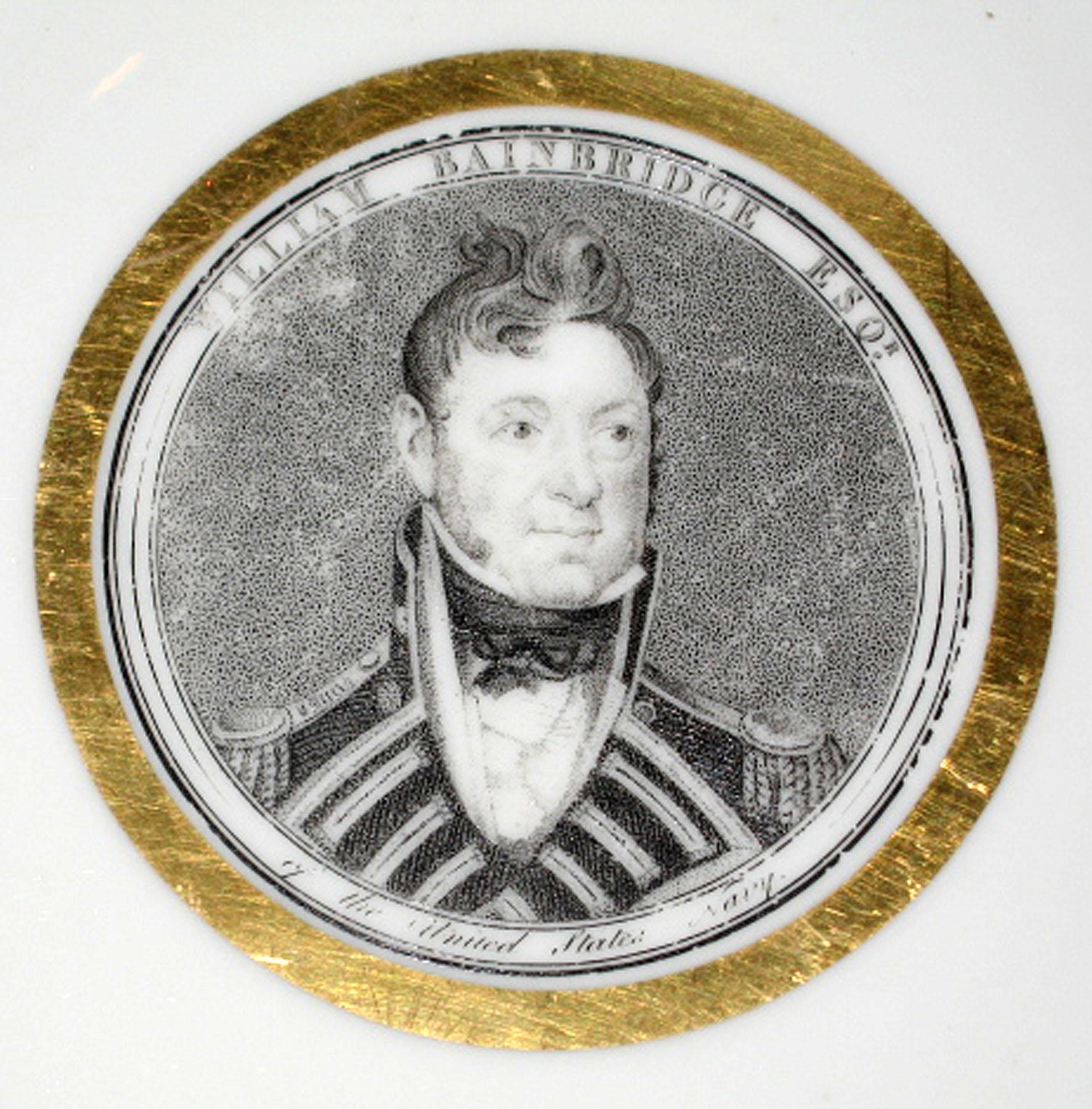 1958.1369 Porcelain plate (detail)