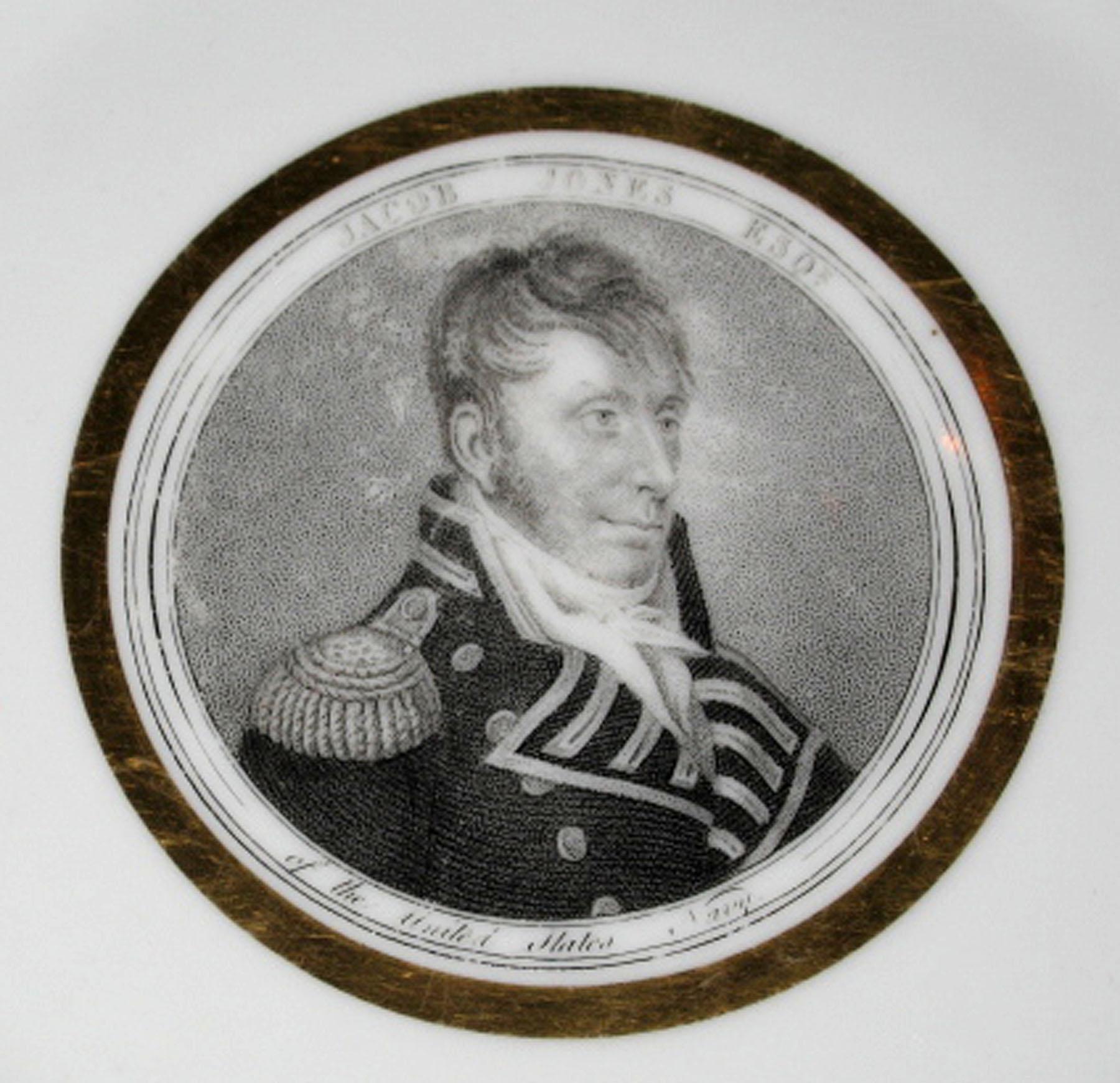 1958.1371 Porcelain plate (detail)