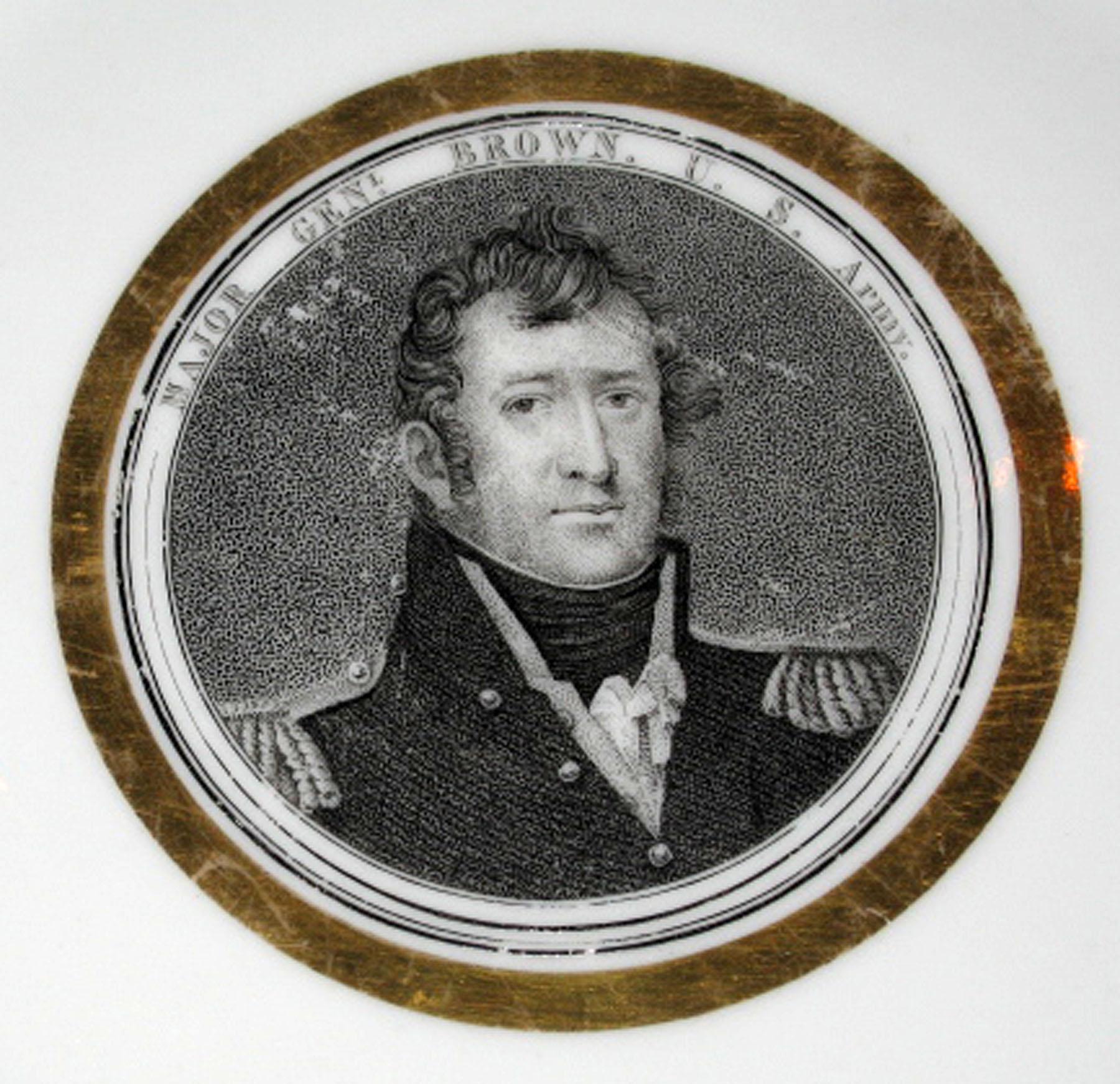 1958.1372 Porcelain plate (detail)