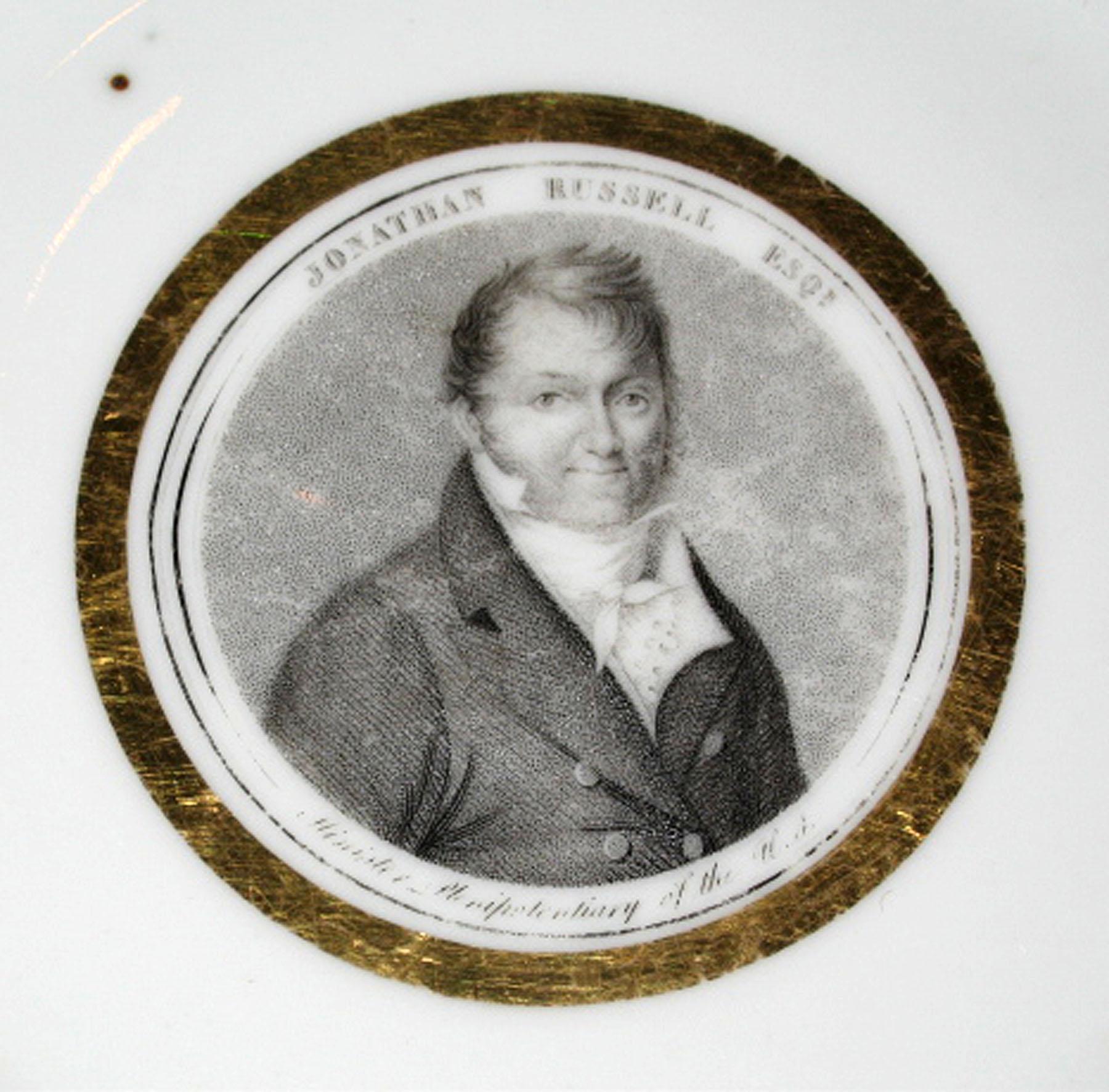1958.1374 Porcelain plate (detail)