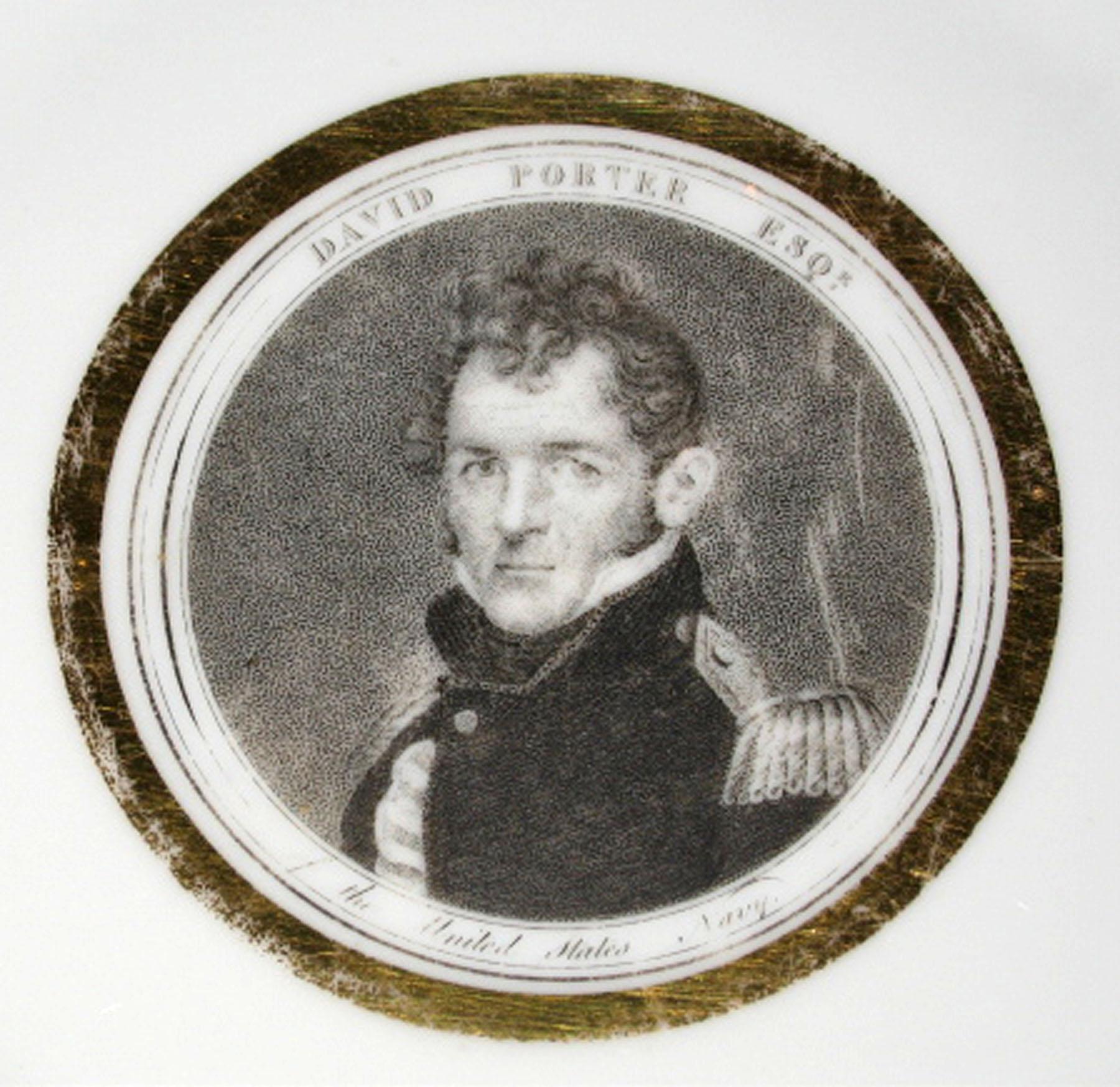 1958.1376 Porcelain plate (detail)