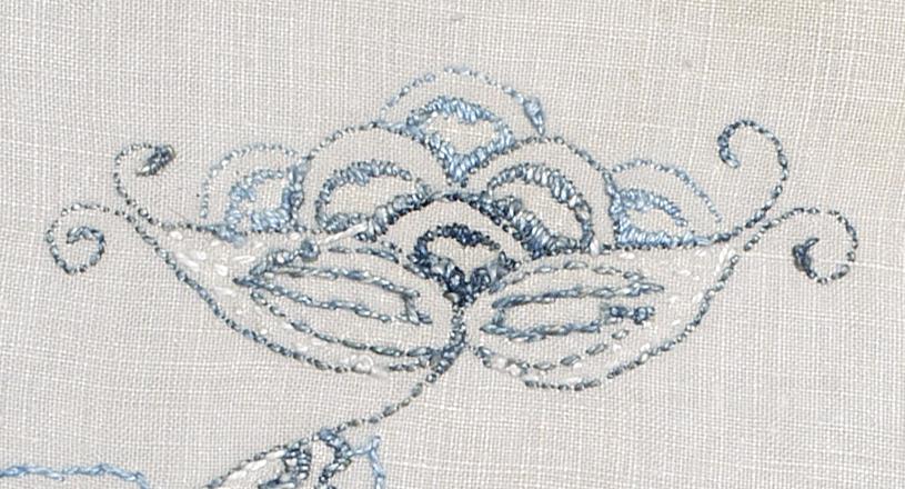 2011.0026.006 Table Mat, Verso Detail 2